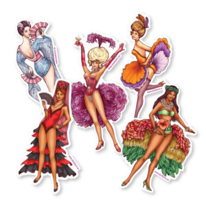 Kickturn primadonna girls die cut stickers